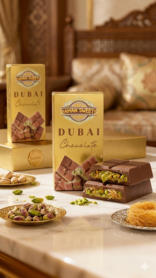 DUBAI CHOCOLATE BAR - (8oz)