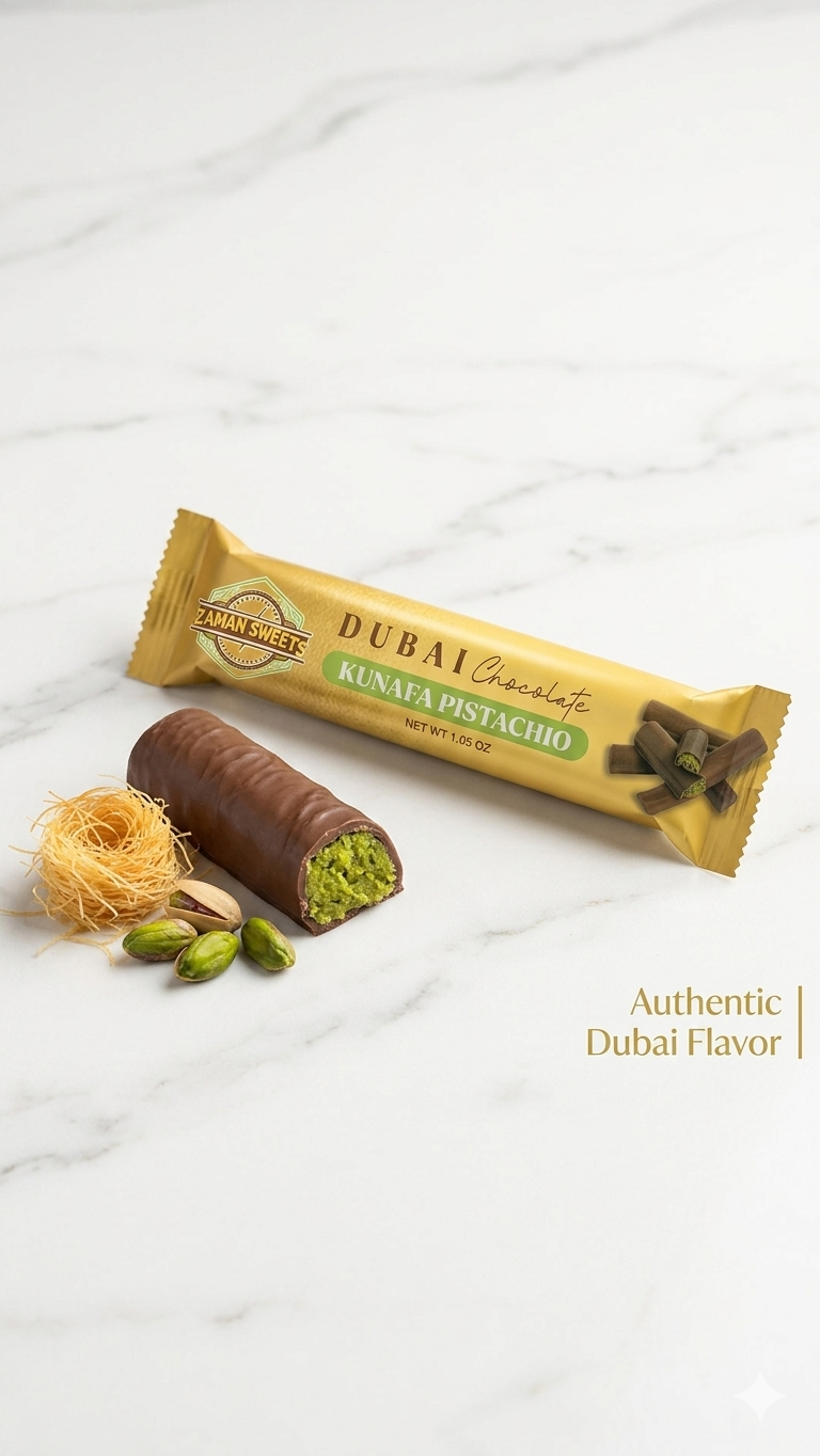 Box of 24ct Mini Dubai Chocolate Bars