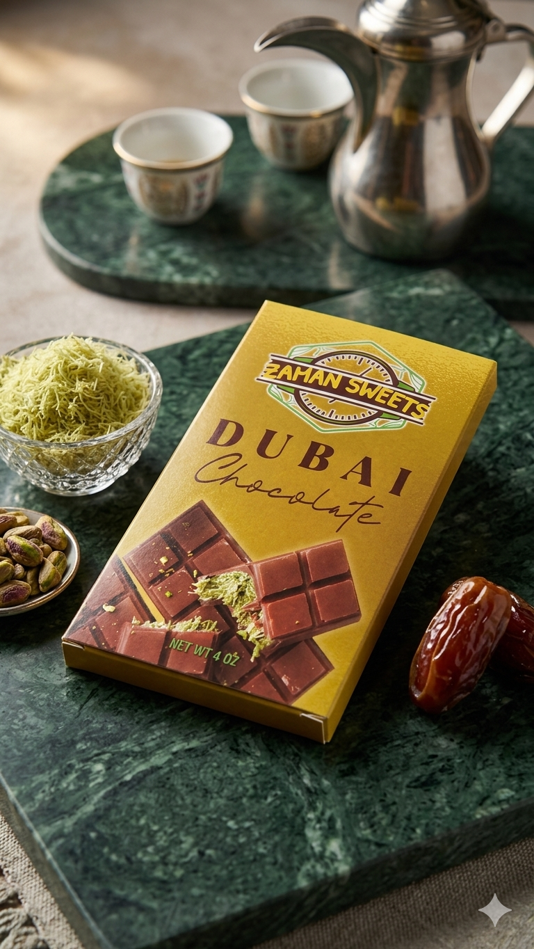 DUBAI CHOCOLATE BARS - 48pc (4oz)